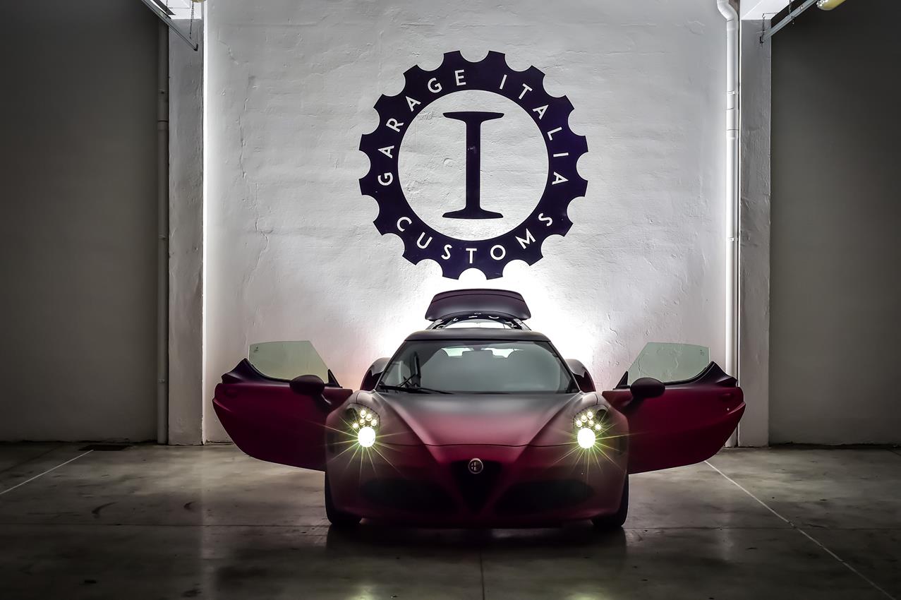 Garage Italia customs a Dubai con l’Alfa Romeo 4c 
