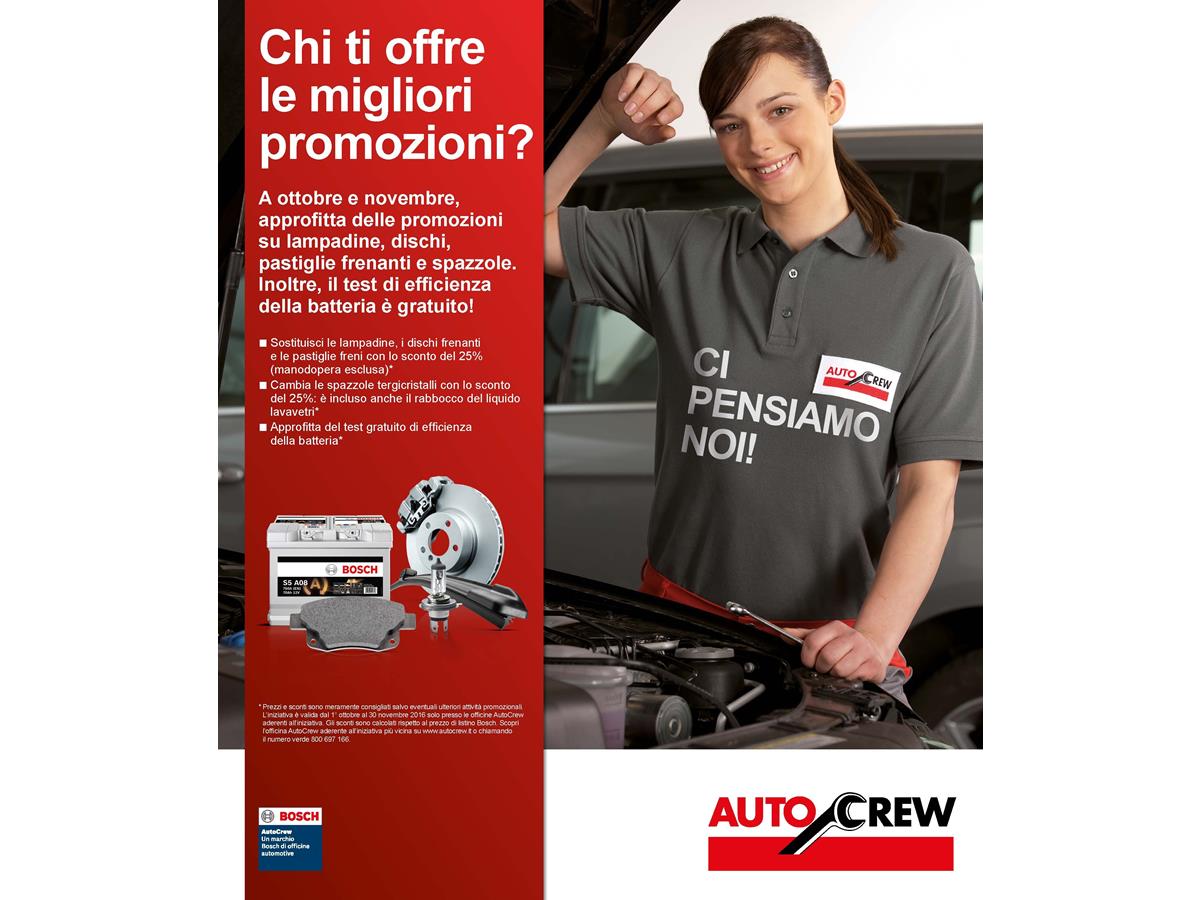 Promozioni autunnali presso le officine AutoCrew - image 022029-000205229 on https://motori.net