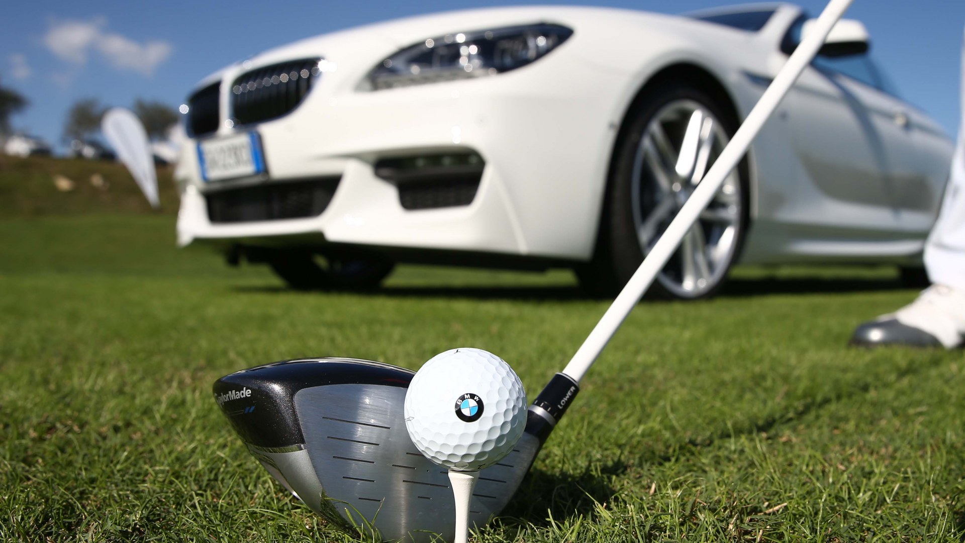 Golf Open d'Italia. BMW Serie 6 Gran Turismo al centro del green
