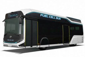 Toyota presenta il prototipo del bus “SORA”