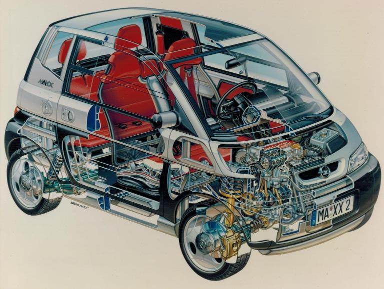 Anteprima: Arteon sarà anche Shooting Brake - image 1995-Opel-MAXX on https://motori.net