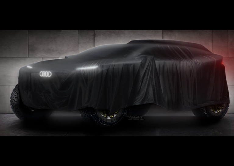 Due decenni dedicati a salvare vite umane - image Audi-proto-Dakar on https://motori.net