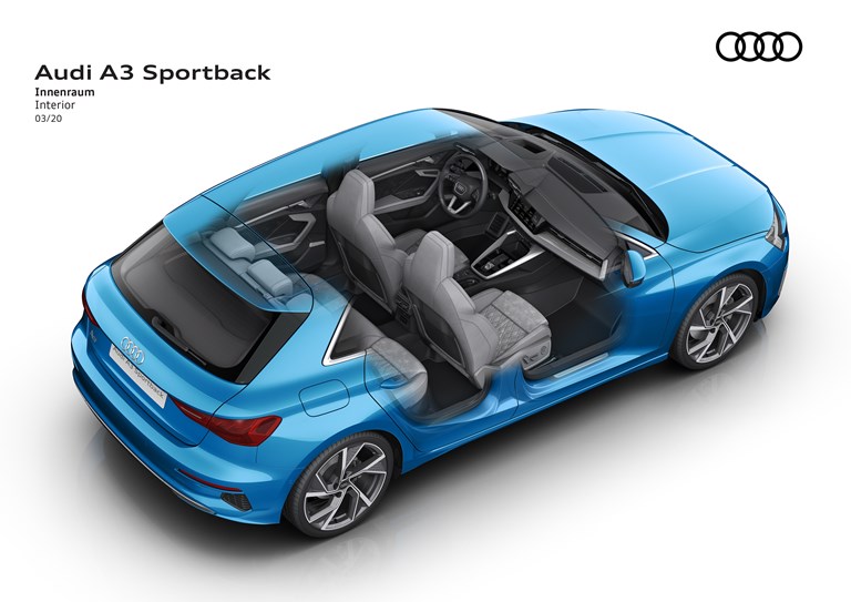 Elettrica, posteriore, Porsche - image Audi-A3-Sportback_air-bag_02 on https://motori.net