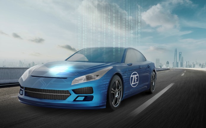 La nuova Rover dell’ispettore Gently - image ZF-is-Driving-Vehicle-Intelligence on https://motori.net