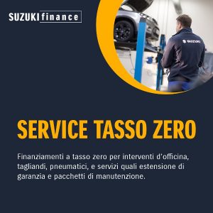 Al via la campagna Suzuki Service Tasso Zero
