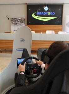 Primo simulatore di guida in realtà virtuale