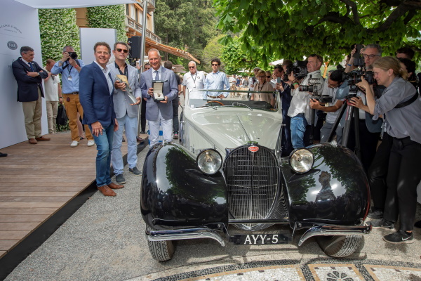 La “più veloce sportiva tedesca” compie 50 anni - image Villa-dEste-2022-Best-of-show-Bugatti-57-S on https://motori.net