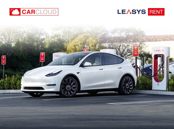 Leasys Rent lancia CarCloud Tesla Model Y - image VISUAL-TESLA on https://motori.net
