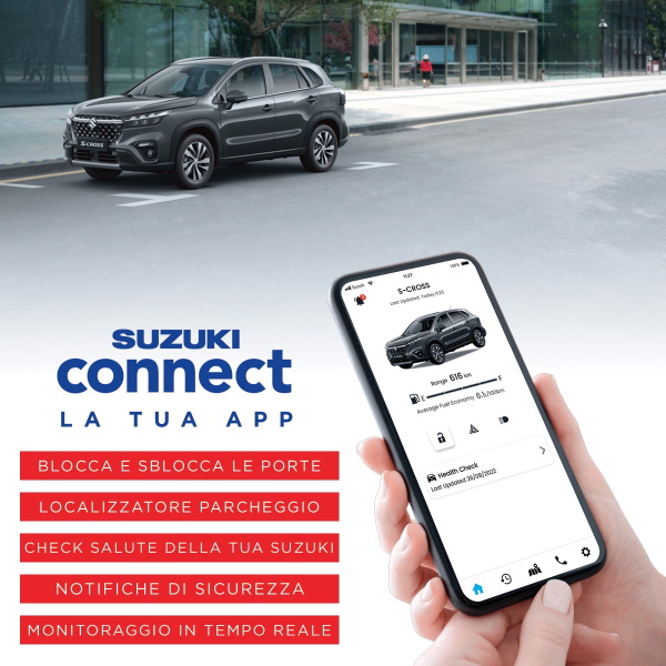 Free2Move semplifica la mobilità elettrica - image Suzuki-Connect on https://motori.net