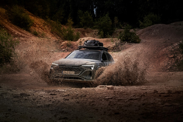 Dieci anni di Jeep Renegade - image Audi-Q8-e-tron-edition-Dakar on https://motori.net