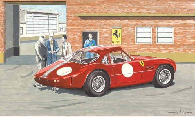 Apre il primo Centro Porsche al mondo per vetture Classic - image Ferrari-2643-GT on https://motori.net