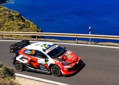 Sébastien Ogier e Vincent Landais nel poker Toyota